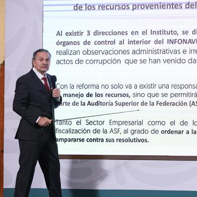 "Lo que plantea la reforma del Infonavit es homologarlo al esquema del seguro social": Octavio Oropeza