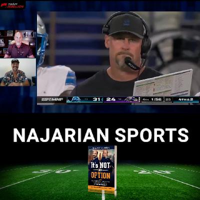 🏈 NAJARIAN SPORTS 🏴‍☠️ with @petenajarian Dan Campbell's ballsy 4th-and-2 snap at midfield