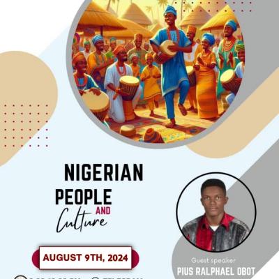 Nigerian People and Culture | Pius Kufre Obot