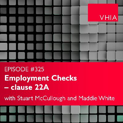 Employment Checks – clause 22A