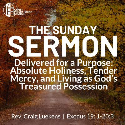 Delivered for a Purpose: Absolute Holiness, Tender Mercy, and Living as God’s Treasured Possession | The Sunday Sermon | Rev. Craig Luekens | Exodus 19:1-20:3