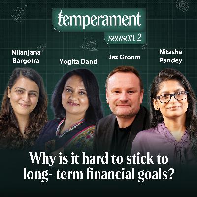 Why is it hard to stick to long-term financial goals?