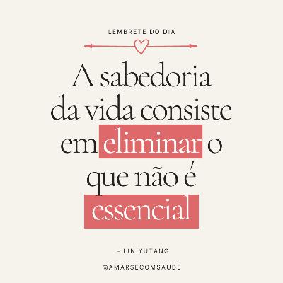 Essencialismo: uma filosofia de vida Essencialismo: uma filosofia de vida