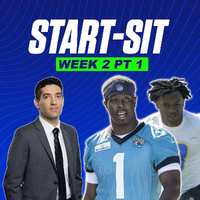 Start or Sit (AFC): Travis Etienne, Omarion Hampton, Browns and Chargers WRs and More (09/11 Fantasy Football Podcast)