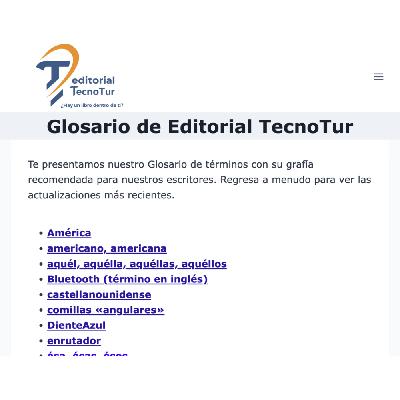 Celebremos el Glosario de Editorial TecnoTur-CapicúaFM-Allan Tépper-María Esnoz