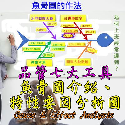 EP026-品管七大工具魚骨圖介紹特性要因分析圖(Cause and Effect Analysis)