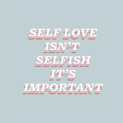 Yuk, self-love!