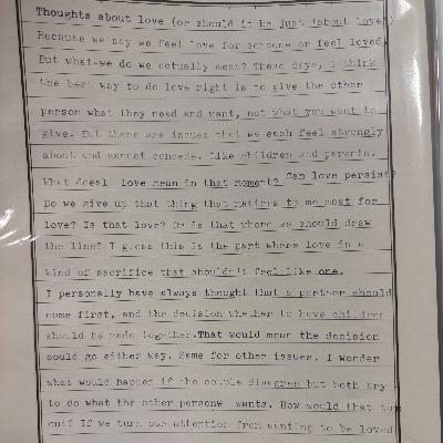 About Love- Midnight Typewriter [ENG]