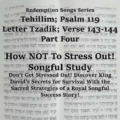 Redemption Songs Series Tehillim; 119 Letter Tzadik; Verse 143-144 Part Four