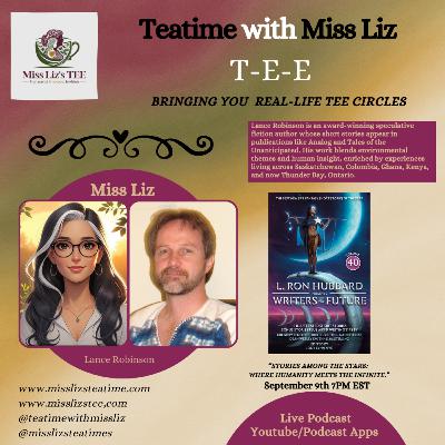 Miss Liz's Serves Lance Robinson “Stories Among the Stars: Exploring Humanity, Nature, Infinite