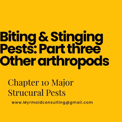 Biting and Stinging Pests: Related Arthropods and Lice