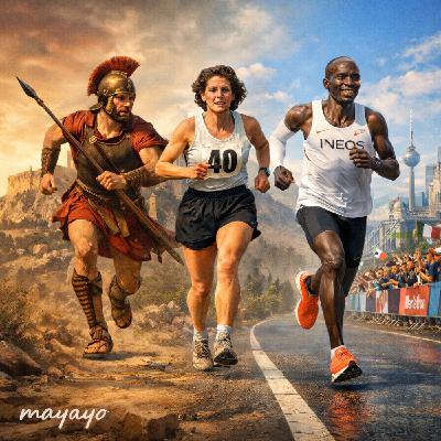 MARATÓN: EL BOOM QUE NO CESA. Origen, presente y futuro. De Filípides a Eliud Kipchoge. MARATÓN: EL BOOM QUE NO CESA. Origen, presente y futuro. De Filípides a Eliud Kipchoge.