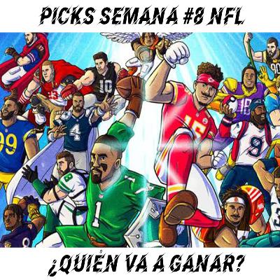 Picks semana 8 #nfl 2023, Pronóstico de resultados, ¿quién va a ganar?
