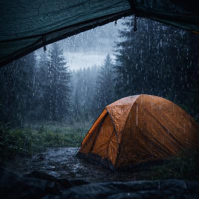 Sleeping in a Tent During Rain – 8 Hours