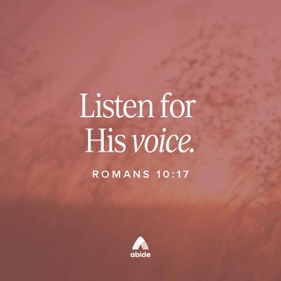 Faith Comes by Hearing