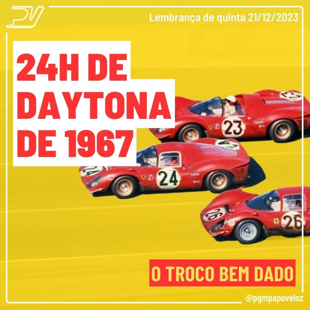 24H DE DAYTONA DE 1967: o troco bem dado - Lembrança de quinta 21/12/2023 episode artwork