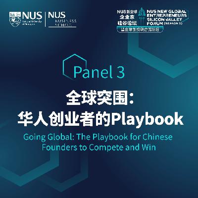 新全球企业家论坛 | EP17【硅谷】圆桌讨论三：全球突围：华人创业者的Playbook