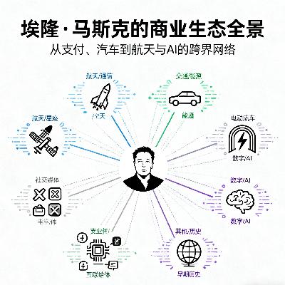 全景解析马斯克商业版图：从支付、隧道到AI与社交平台，一个跨界生态如何形成？