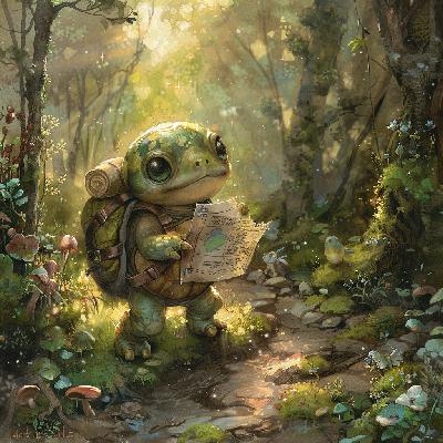 儿童故事：小乌龟塔塔的慢节奏