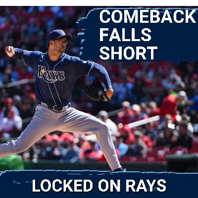 RAYS POSTCAST: The Tampa Bay Rays comeback FALLS JUST SHORT vs the St. Louis Cardinals