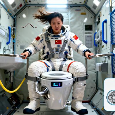 中国宇航员如何在天上如厕，解决天大的急事！