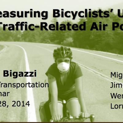 Measuring urban bicyclists’ uptake of traffic-related pollution