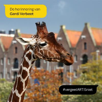 ARTIS vergeet je niet - de herinnering van Gerdi Verbeet ARTIS vergeet je niet - de herinnering van Gerdi Verbeet