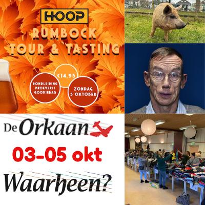 Waarheen - Uitgaanstips van De Orkaan (03-05 okt.) Waarheen - Uitgaanstips van De Orkaan (03-05 okt.)
