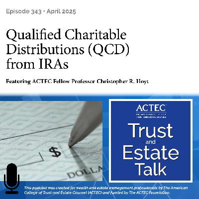 Qualified Charitable Distributions (QCD) from IRAs