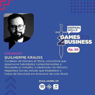 Guilherme Krauss, fundador da Hümans at Work, é nosso convidado!
