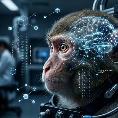 メール1通分のAIがサルの「見る」を再現した──視覚の本質は意外とシンプルかもしれない