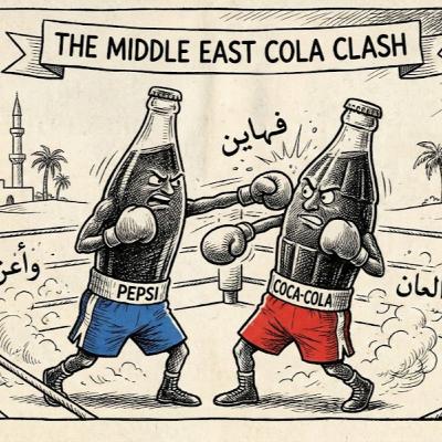 Pepsi Fizzes More than Coke in the Middle East 中東ではコーラよりペプシが人気 Pepsi Fizzes More than Coke in the Middle East 中東ではコーラよりペプシが人気