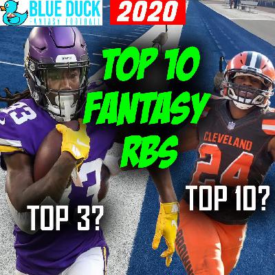 Ep 037 - Early Top 10 RBs - 2020 Fantasy Football