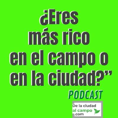 Riqueza rural: ¿Eres más rico en el campo o en la ciudad?”