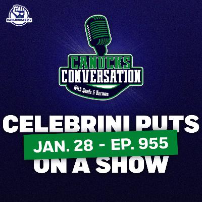Jan. 28: Celebrini puts on a show + Canucks practice ft. Jeff Paterson (ep. 955)