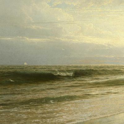 On the Coast of New Jersey by William Trost Richards On the Coast of New Jersey by William Trost Richards