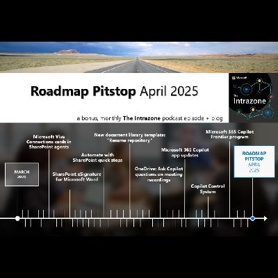 SharePoint Roadmap Pitstop April 2025