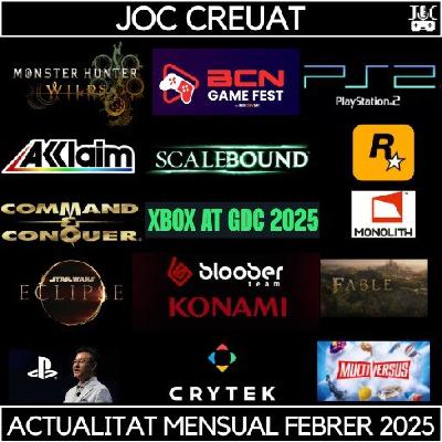 Joc Creuat Setmanal T3C13 Actualitat de febrer 2025. IndieDevDay canvia de nom i molt més Joc Creuat Setmanal T3C13 Actualitat de febrer 2025. IndieDevDay canvia de nom i molt més