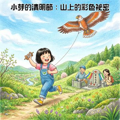 《小芽的清明節:山上的彩色祕密》|晚安故事時間 《小芽的清明節:山上的彩色祕密》|晚安故事時間
