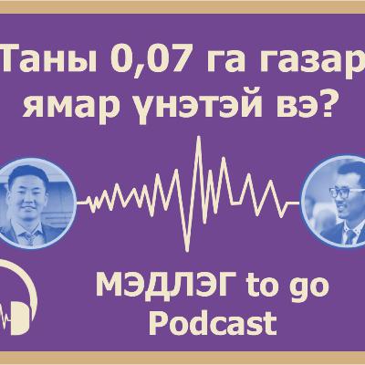 ТАНЫ 0,07 ГА ГАЗАР ЯМАР ҮНЭТЭЙ ВЭ?