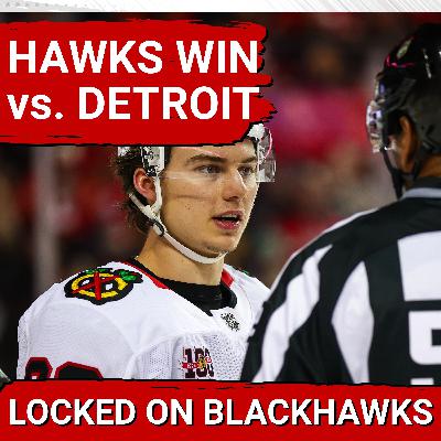 Arvid Soderblom Backstops Blackhawks To 5-1 Win in Detroit | Connor Bedard CAN'T BE STOPPED!