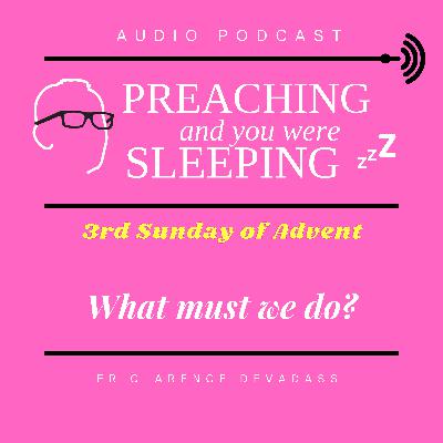 3rd Sunday of Advent: What Must We Do? 3rd Sunday of Advent: What Must We Do?