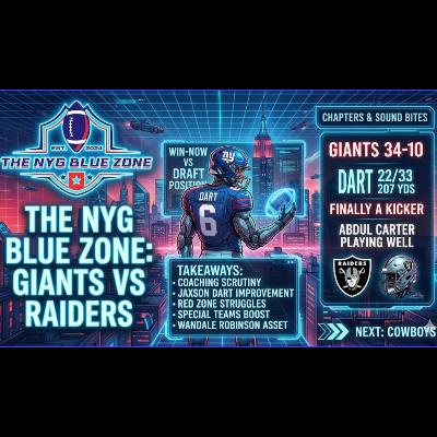 Giants 34 Raiders 10, A Road Win....Finally! Giants 34 Raiders 10, A Road Win....Finally!