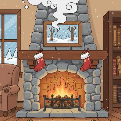 Fireplace Sounds | 1 Hour Fireplace Sounds | 1 Hour