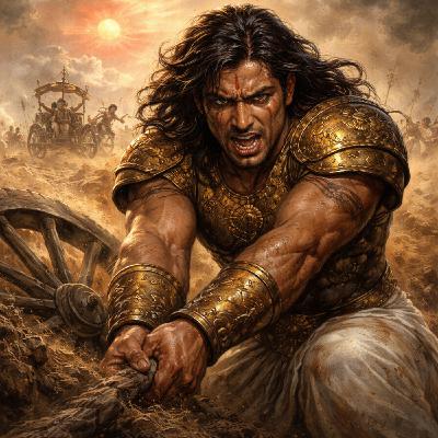 How Did Karna Die in the Mahabharata? | The Wheel, The Curse & The Arrow