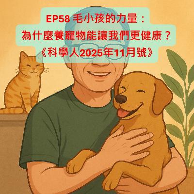 EP58 毛小孩的力量:為什麼養寵物能讓我們更健康?|【科學探奇】《科學人2025年11月號》 EP58 毛小孩的力量:為什麼養寵物能讓我們更健康?|【科學探奇】《科學人2025年11月號》