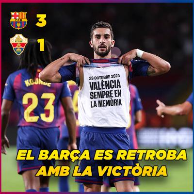 Un Barça poc brillant aconsegueix els tres punts | FC Barcelona 3 Elx 1