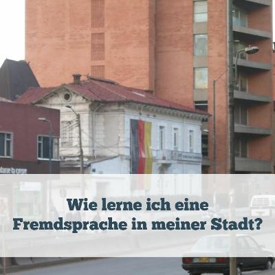 Wie lerne ich eine Fremdsprache in meiner Stadt?