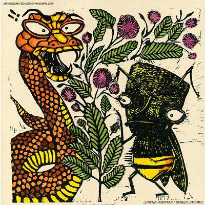 LA ABEJA ARAGANA / Ilustrado por Lorena Huertas y Sergio Jiménez