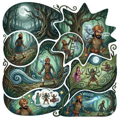 King Vikram and the Ghost in the Tree | Little Sleepy Tales